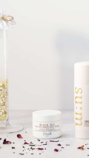 Fresh Black Tea Instant Perfecting Mask, Su:m 37 Miracle Rose Cleansing Stick