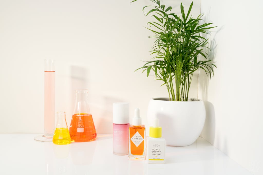 Heimish Mist Serum, Herbivore Phoenix, Drunk Elephant Marula Oil