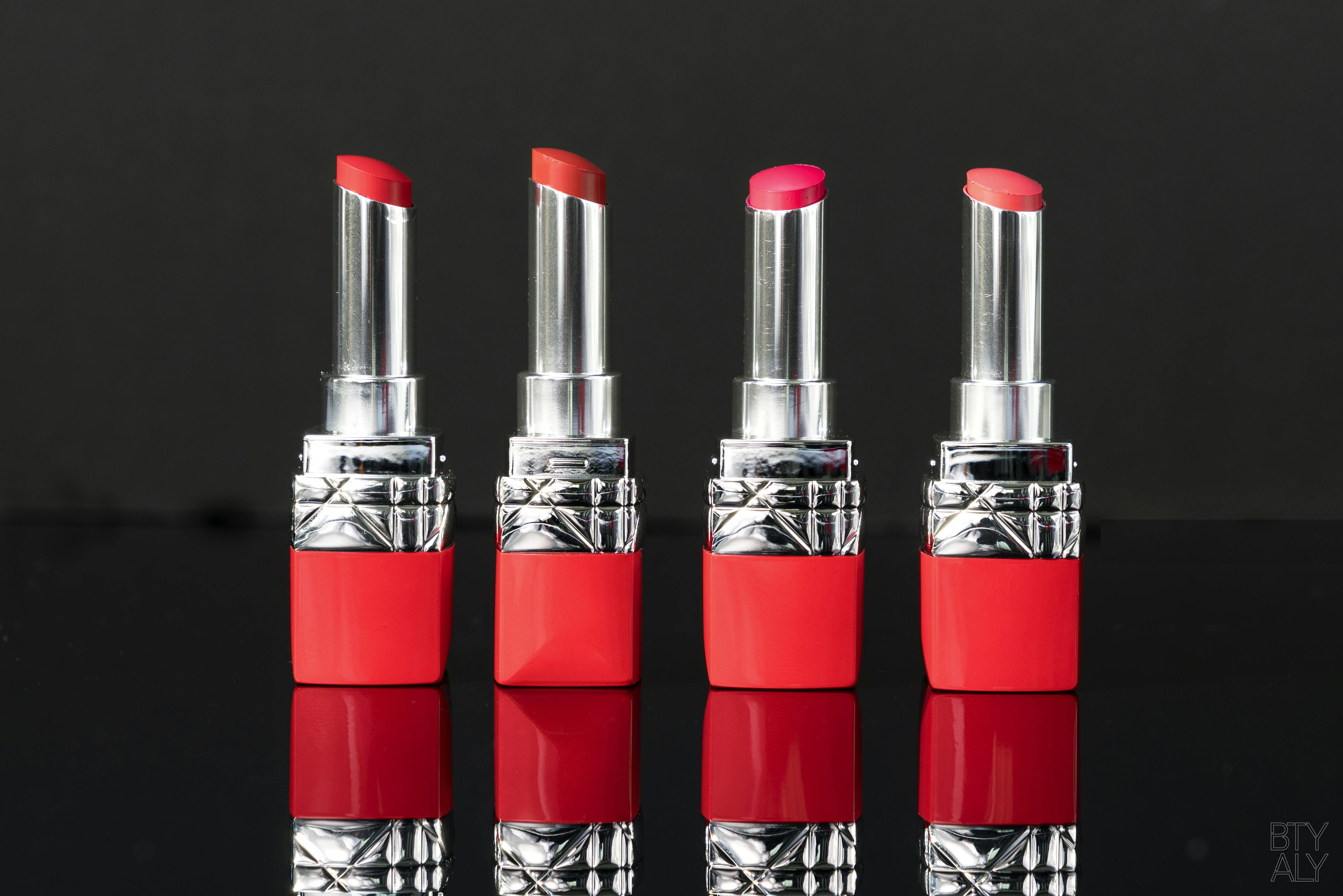 Rouge Dior Ultra Rouge Lipsticks 555, 641, 763, 999