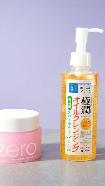 Banila Co Clean It Zero Cleansing Balm, Hada Labo Gokujyun Cleansing Oil