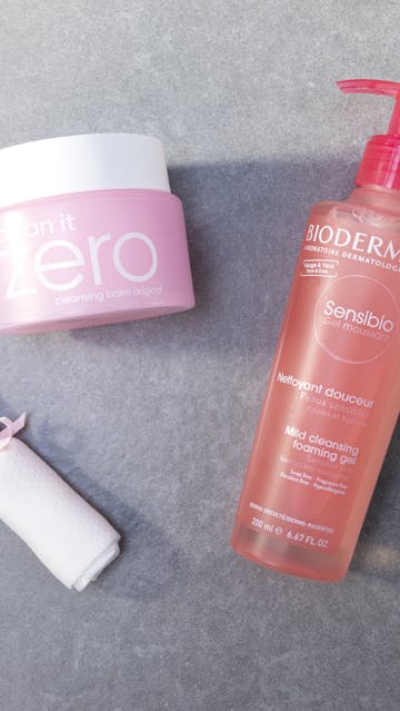Banila Co Clean It Zero Cleansing Balm, Bioderma Sensibio Cleansing Gel