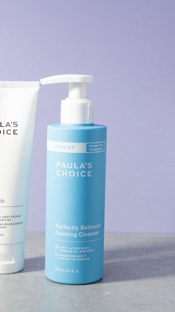 Paula's Choice Perfectly Balanced Foaming Cleanser, Paula's Choice The Unscrub