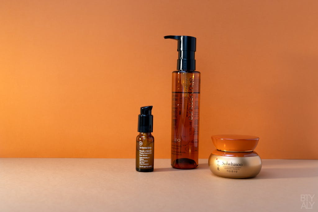 Shu Uemura Ultime8 Sublime Beauty Cleansing Oil, Dr Dennis Gross Ferulic Retinol Eye Serum, Sulwhasoo Concentrated Ginseng Renewing Cream EX