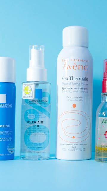 La Roche Posay Sérozinc, La Roche Posay Toleriane Ultra 8, Avène Eau Thermale, Melvita Pulpe De Rose
