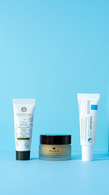 Sanoflore Cica Natura, Nuxe Rêve de Miel, La Roche Posay Cicaplast lèvres