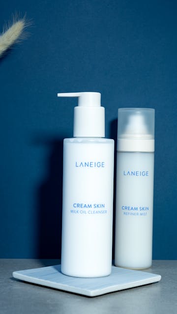 LANEIGE Cream Skin Milk Oil Cleanser, Cream Skin Refiner Mist