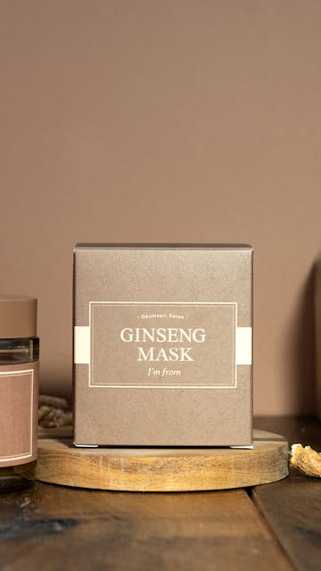 I'm From Ginseng Mask Packaging