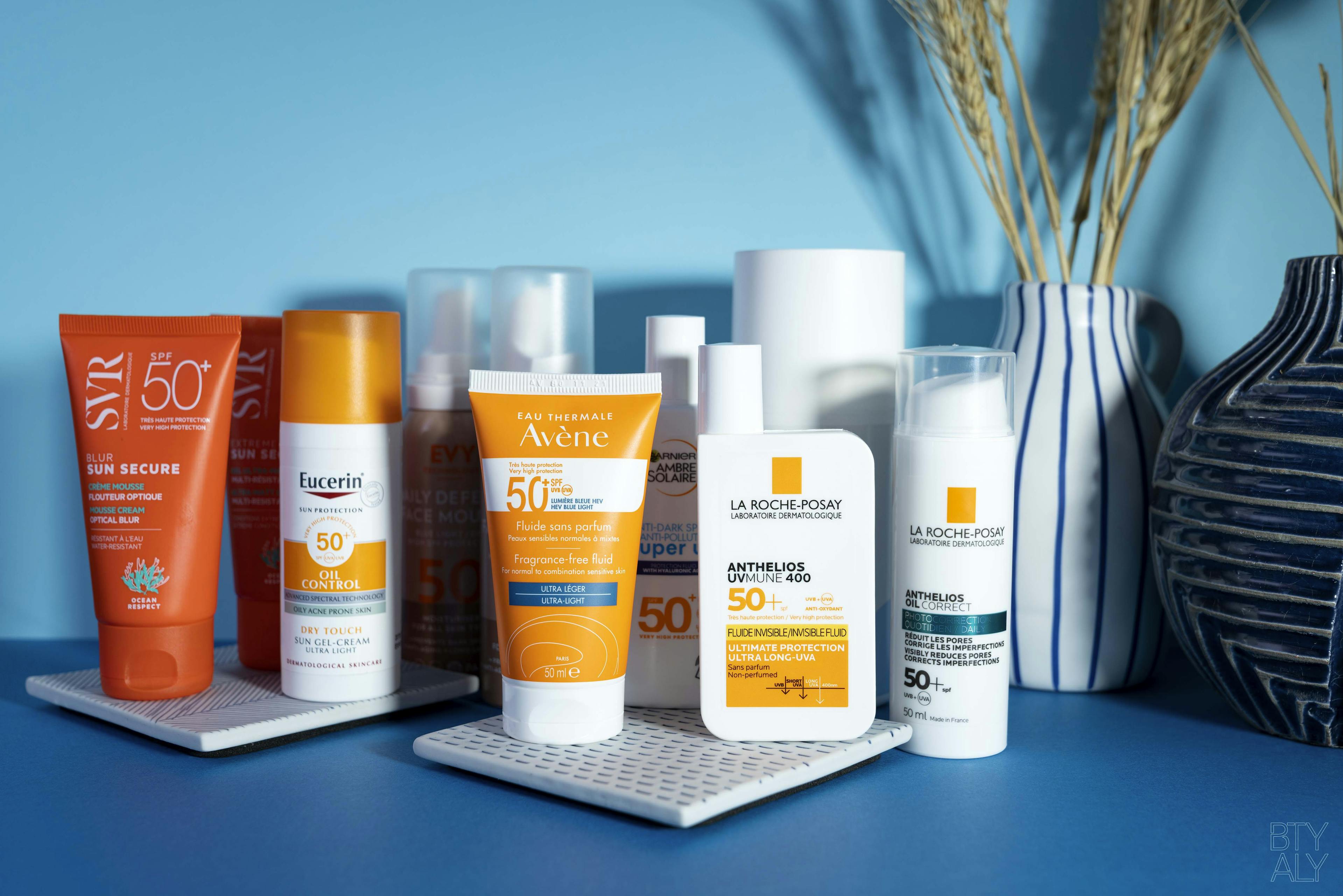 Face Sunscreen Guide 2022, Part 1 European sunscreens BTY ALY