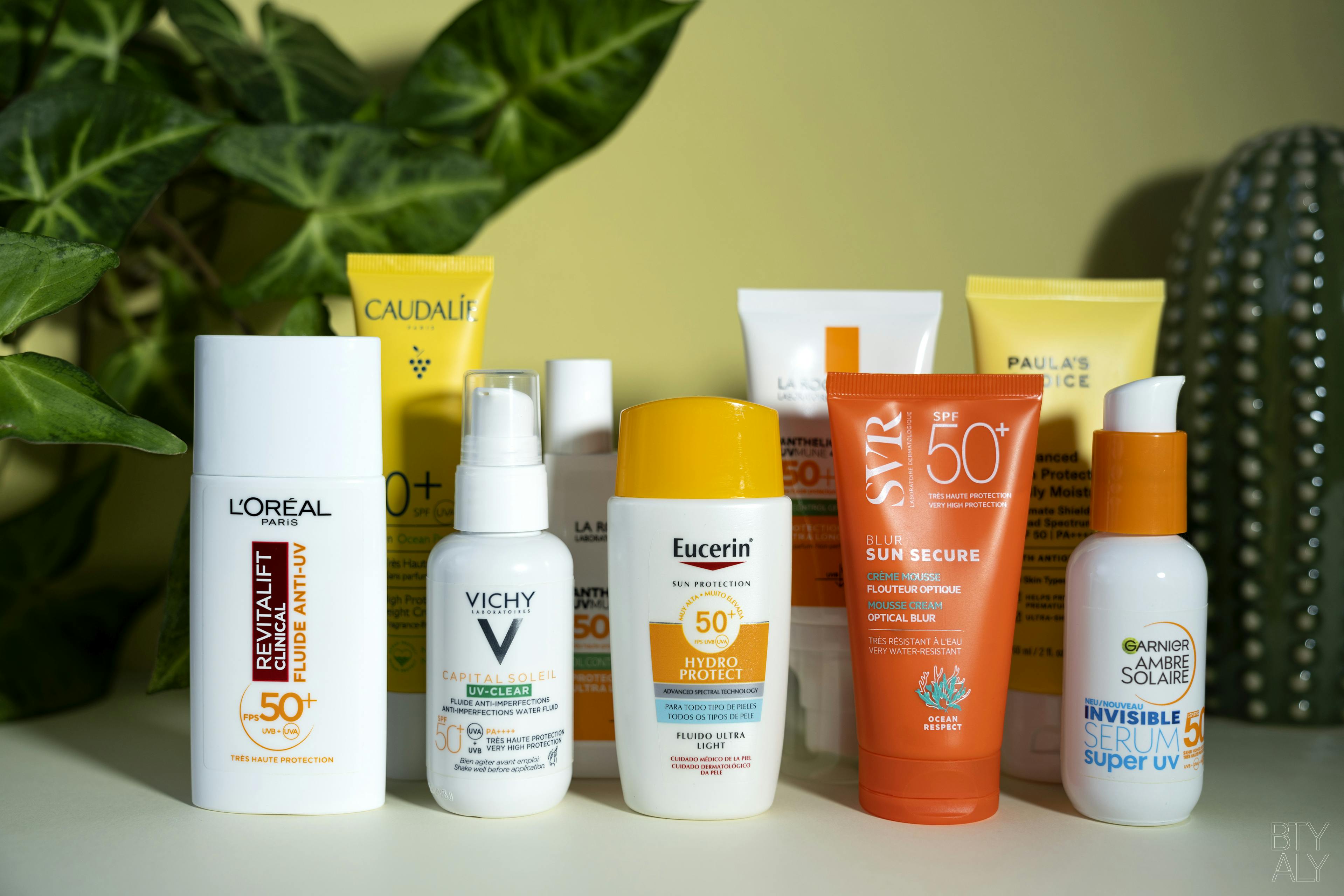 Face Sunscreen Guide 2023 European sunscreens BTY ALY